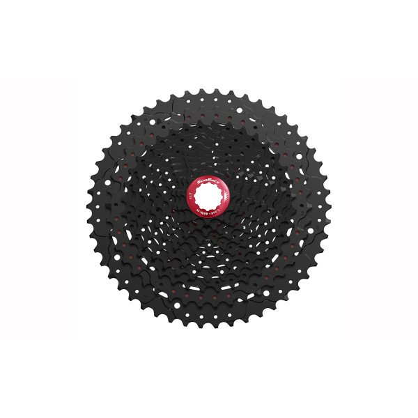SunRace CSMX8 11-50T black - galinis žvaigždžių blokas | 11 pavarų