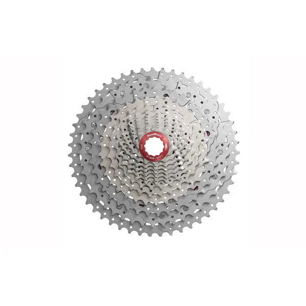 SunRace CSMZ903 11-51T silver galinis žvaigždžių blokas | 12 pavarų