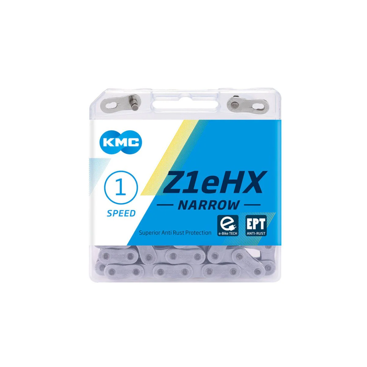 KMC Z1eHX Narrow EPT E-bike 128L grandinė | 1 pavaros