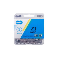 KMC Z1 Wide Silver 112L grandinė | 1 pavaros