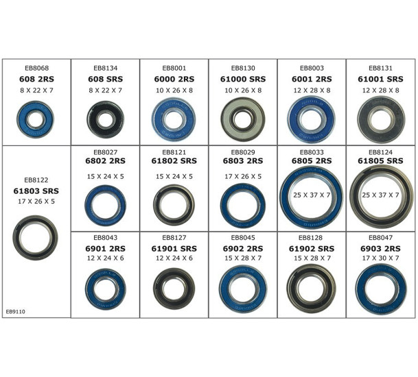 Guolių komplektas Enduro Bearings Wheels Starter