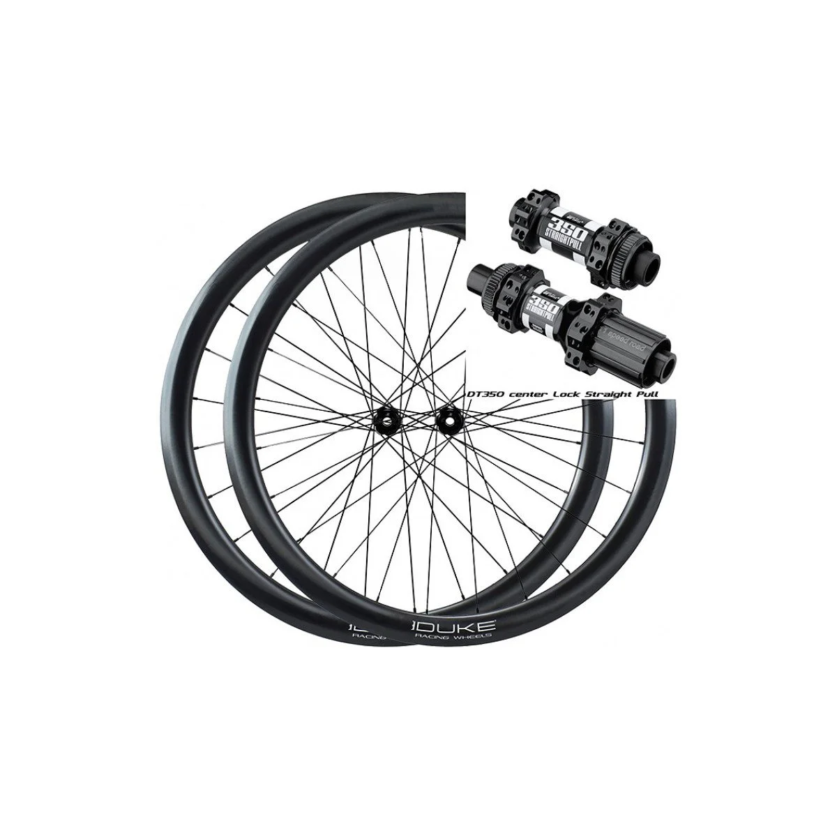 Ratų komplektas 700C Duke Baccara 42C SLS2 Disc Brake / DT 350 SP Shimano 11S