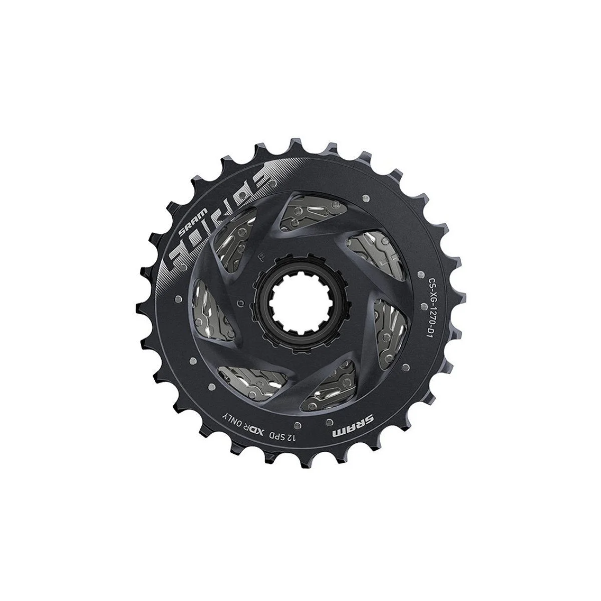 SRAM Force XG-1270 10-28T galinis žvaigždžių blokas | 12 pavarų