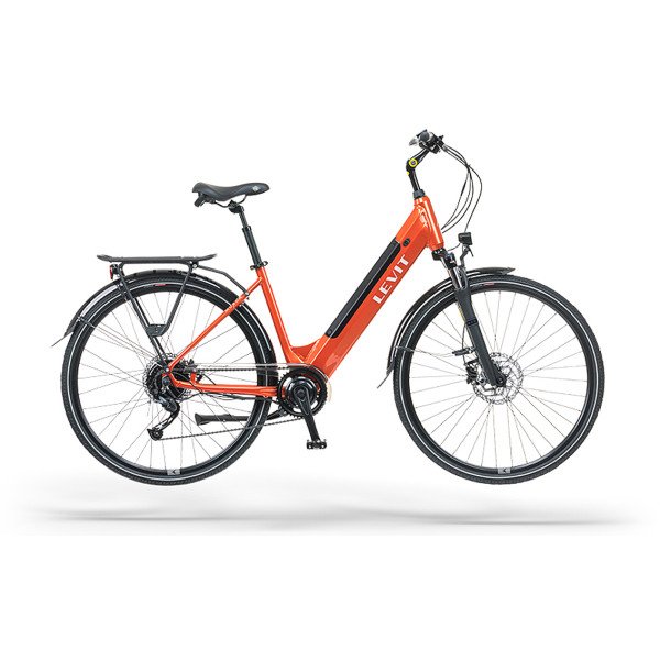 Elektrinis dviratis Levit Musca Urban HD 630 e-Trekking 28" Orange pearl