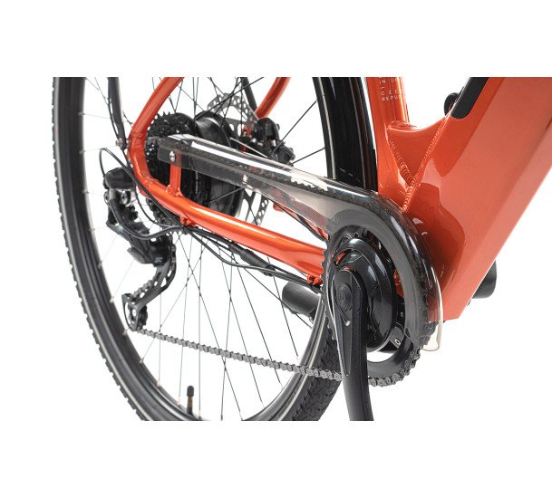 Elektrinis dviratis Levit Musca Urban HD 468 e-Trekking 28" Orange pearl