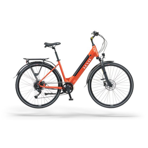 Elektrinis dviratis Levit Musca Urban HD 468 e-Trekking 28" Orange pearl