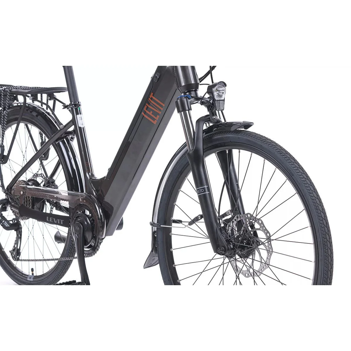 Elektrinis dviratis Levit Calvia HD 468 e-City 26" Black pearl