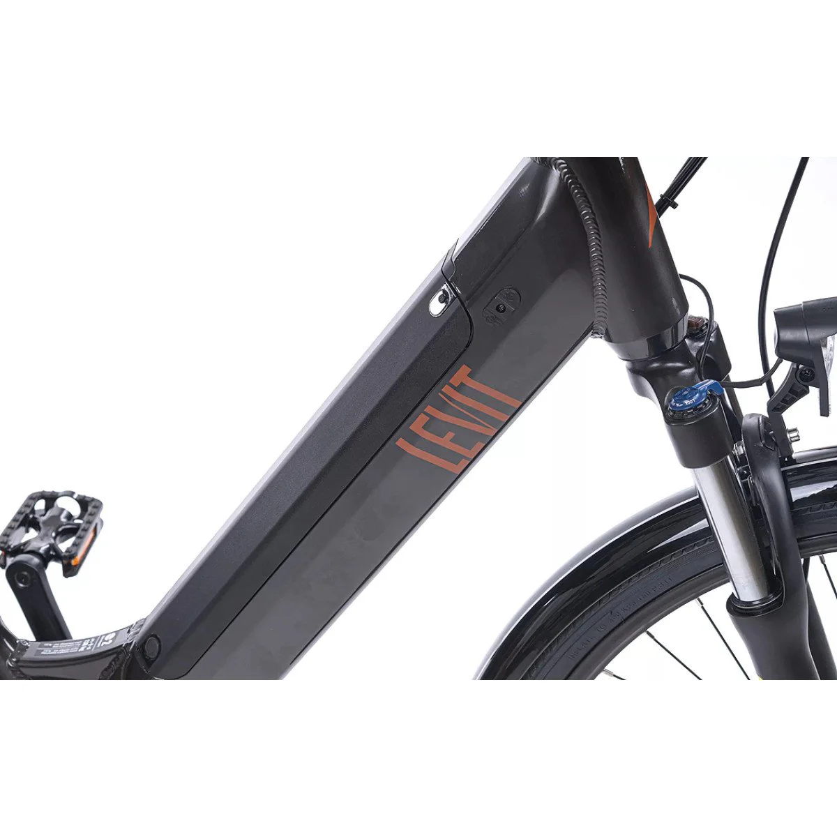Elektrinis dviratis Levit Calvia HD 468 e-City 26" Black pearl