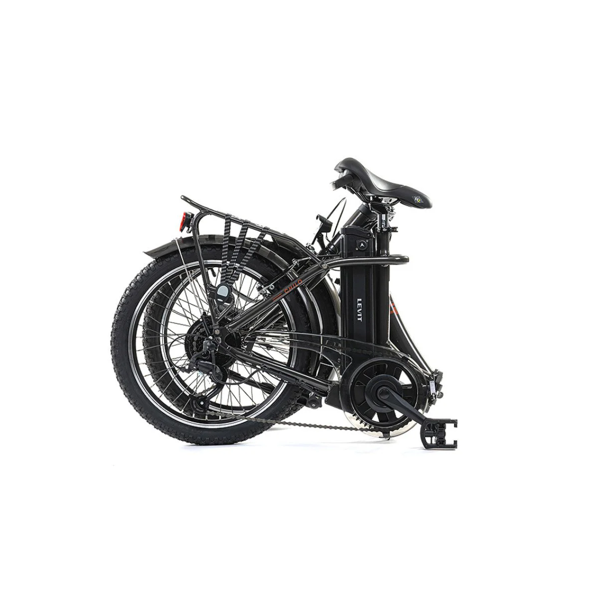Elektrinis sulankstomas dviratis Levit Chilo 3 374 e-Folding 20" Black pearl