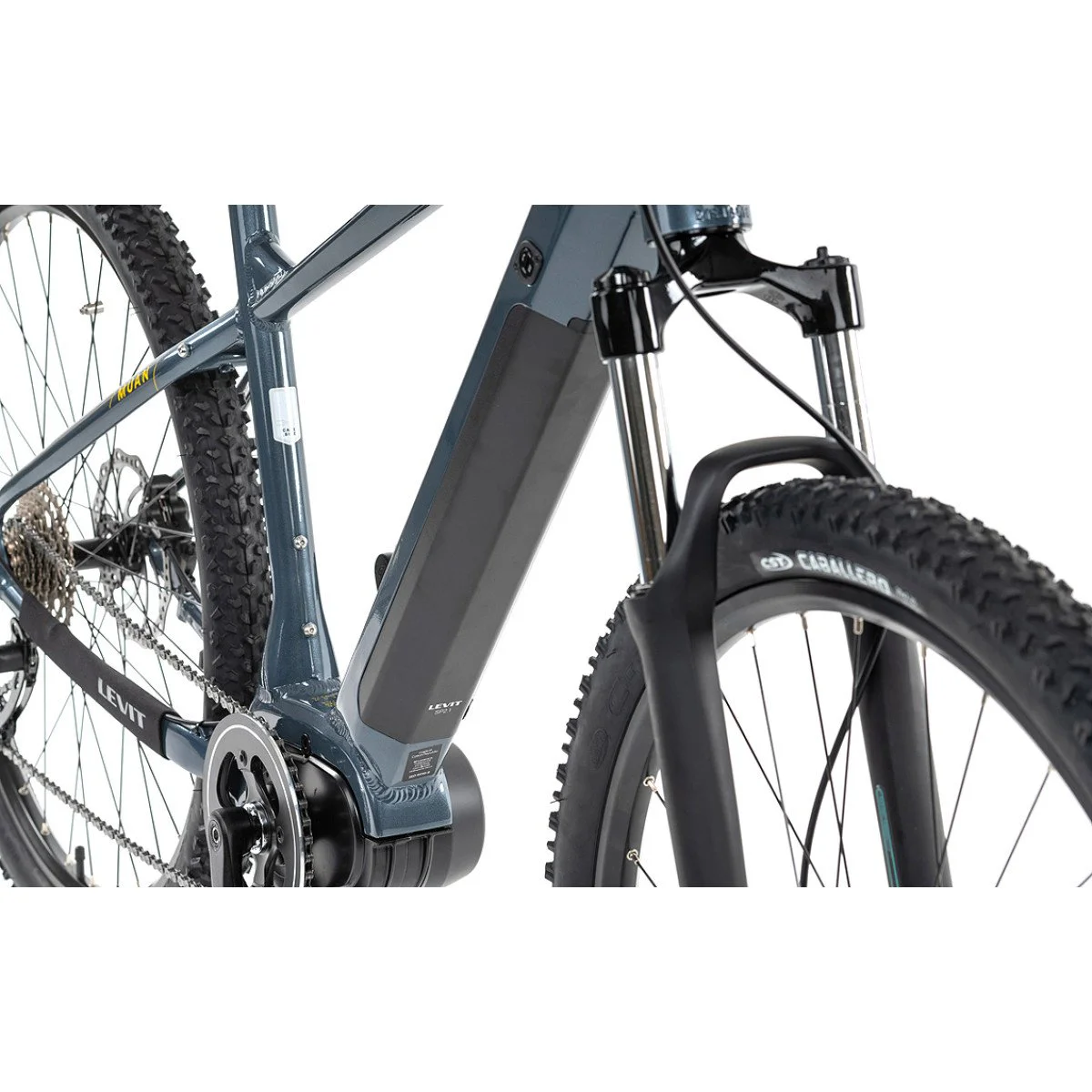 Elektrinis dviratis Levit Muan MX 3 630 e-MTB 29" Black pearl