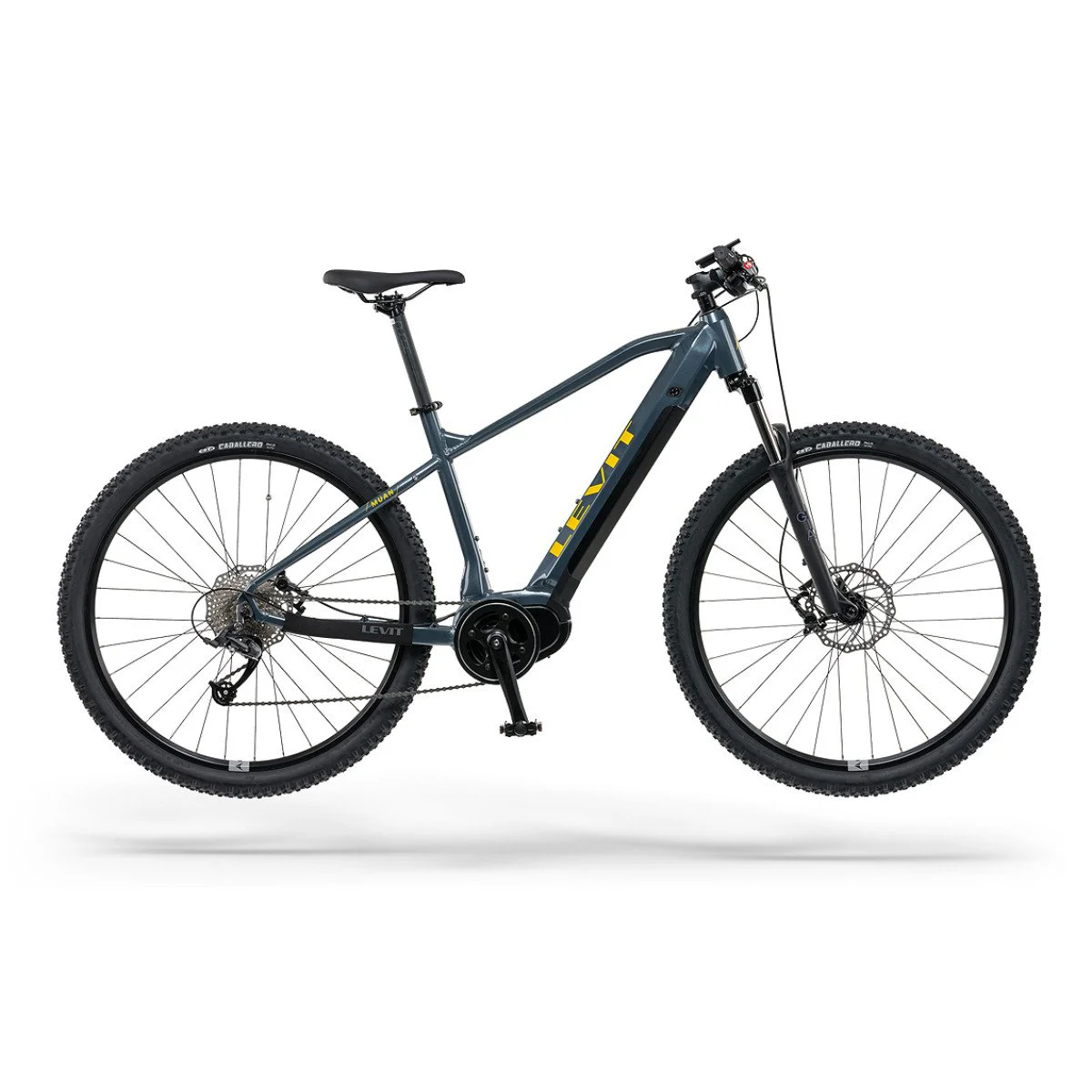Elektrinis dviratis Levit Muan MX 3 468 e-MTB 29" Black-Pearl