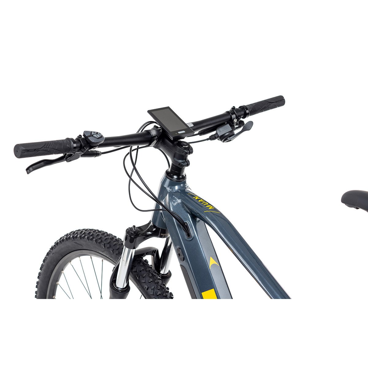 Elektrinis dviratis Levit Muan MX 3 468 e-MTB 29" Black-Pearl
