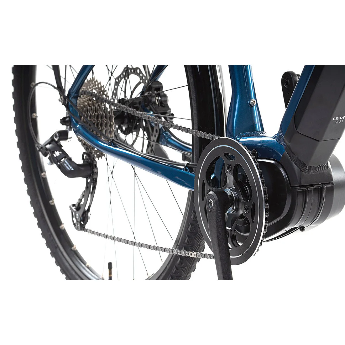 Elektrinis dviratis Levit Musca MX 630 e-Trekking 28" Dark Blue pearl