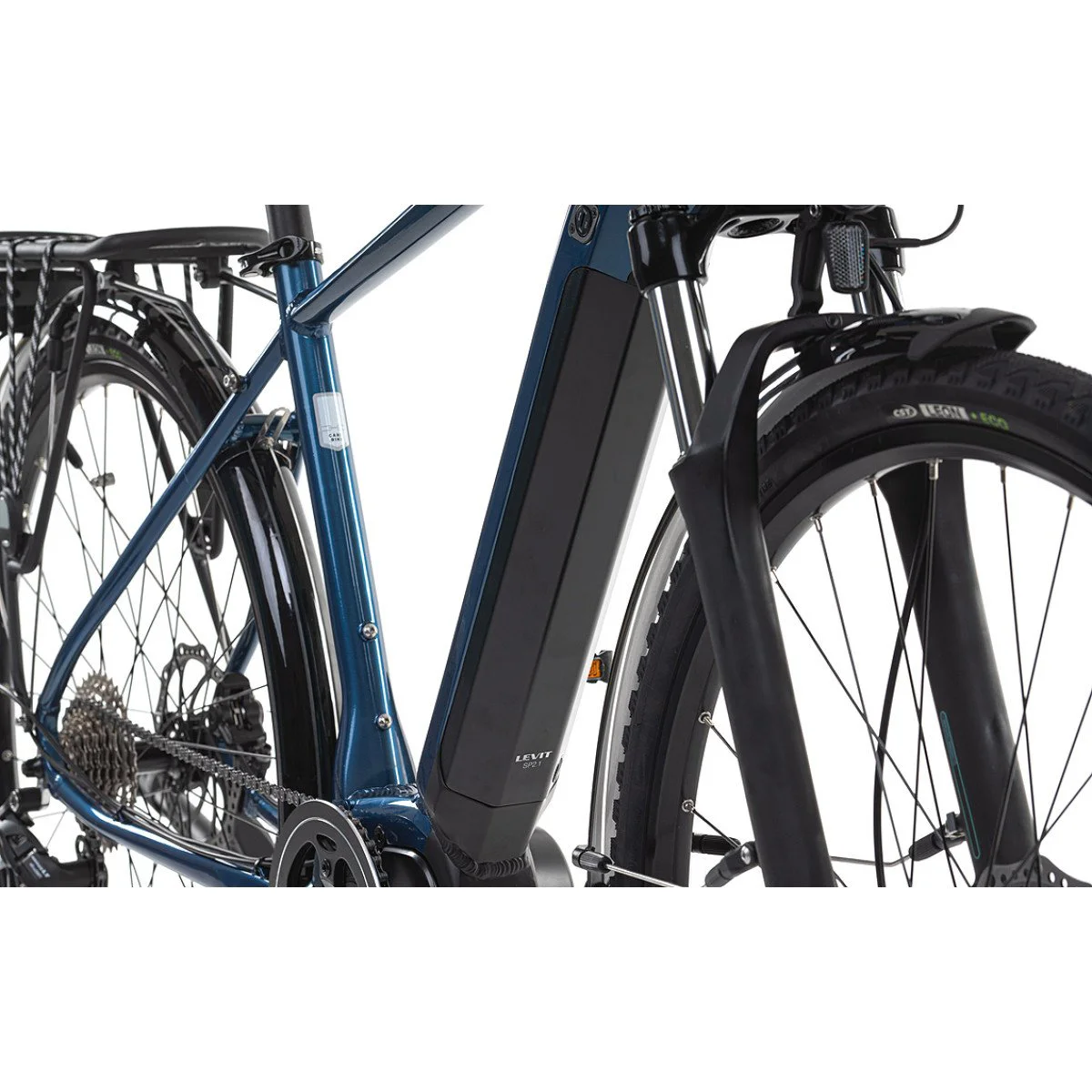 Elektrinis dviratis Levit Musca MX 630 e-Trekking 28" Dark Blue pearl