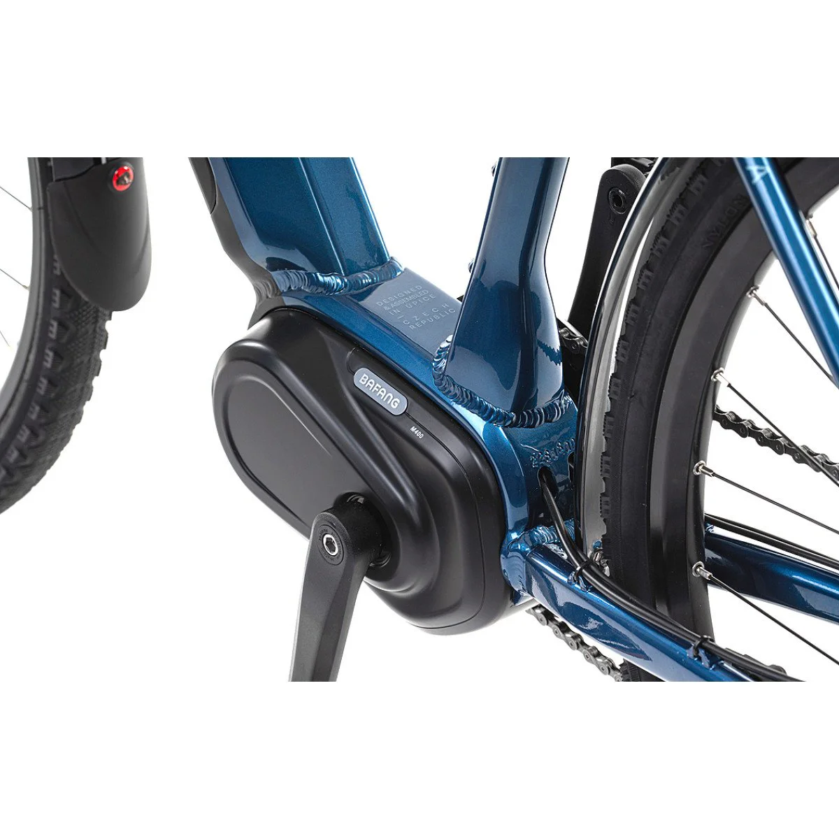 Elektrinis dviratis Levit Musca MX 630 e-Trekking 28" Dark Blue pearl