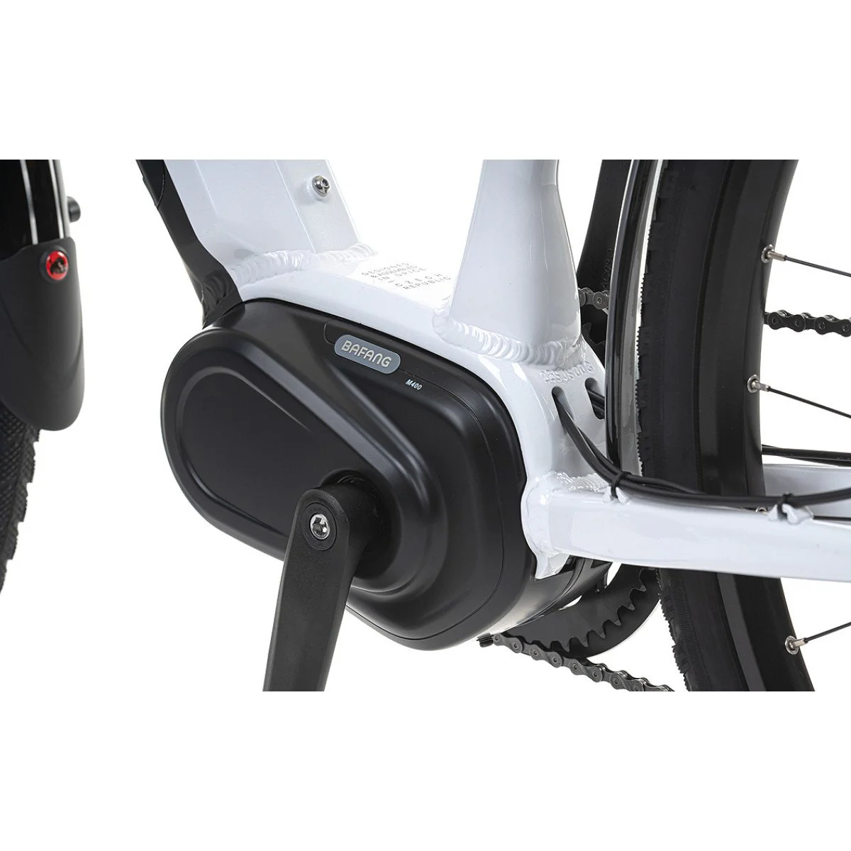 Elektrinis dviratis Levit Musca MX 630 e-Trekking 28" White pearl