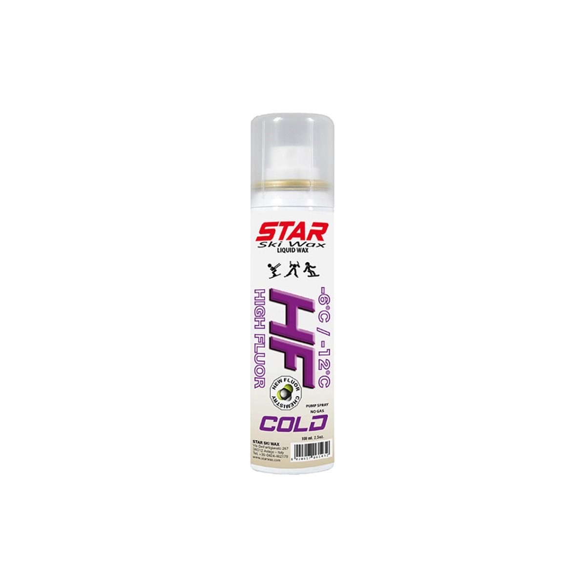Vaškas slidėms skystas Star Ski Wax HF Cold Vaškas slidėms skystas Star Ski Wax HF Cold