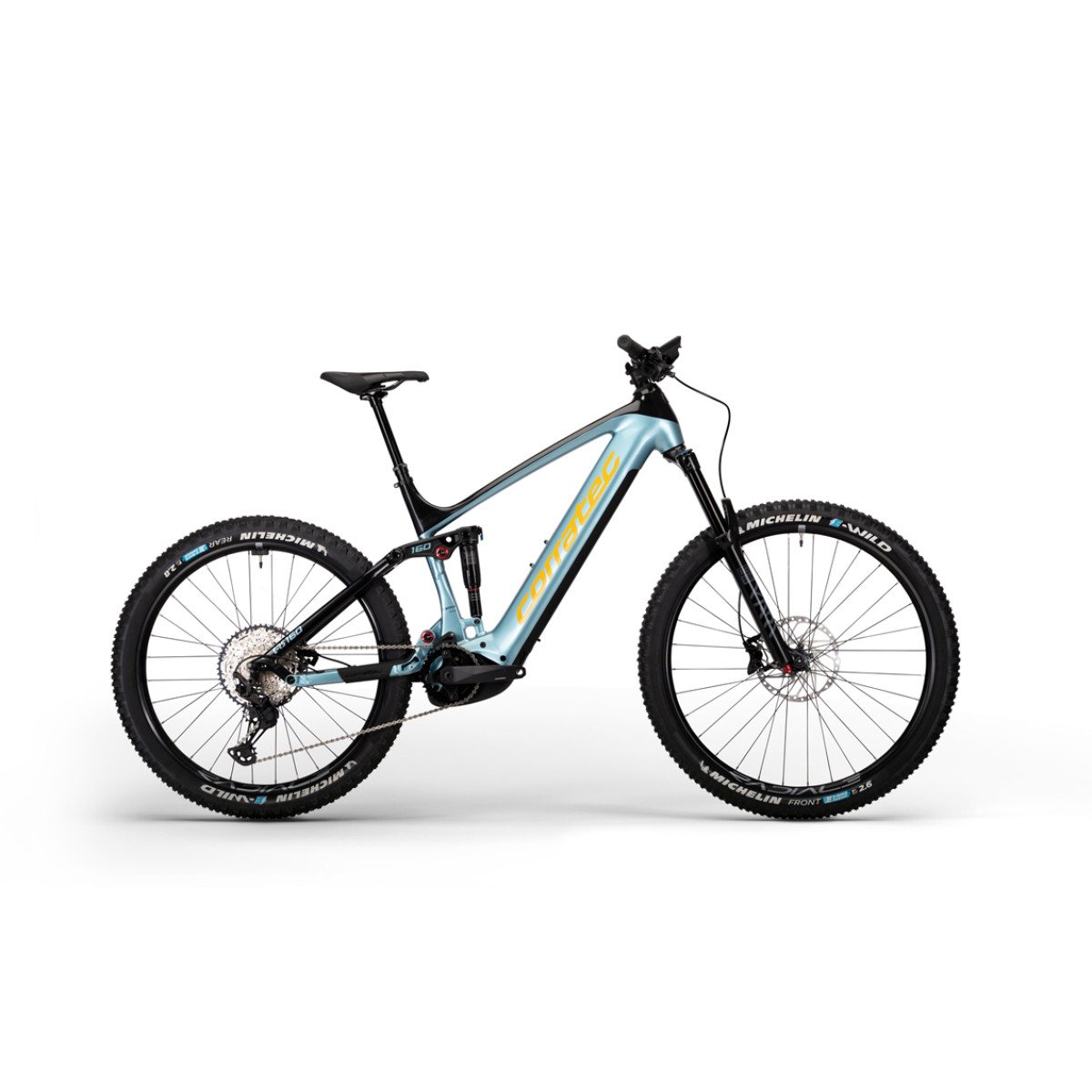 Elektrinis dviratis Corratec E-Power RS 160 Pro Team Light Blue-Mango Elektrinis dviratis Corratec E-Power RS 160 Pro Team Light Blue-Mango