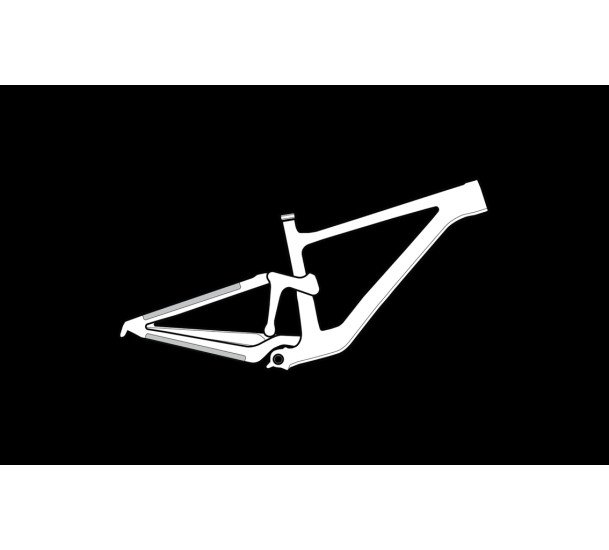 Rėmo apsauga Lizard Skins Frame Wrap - Small