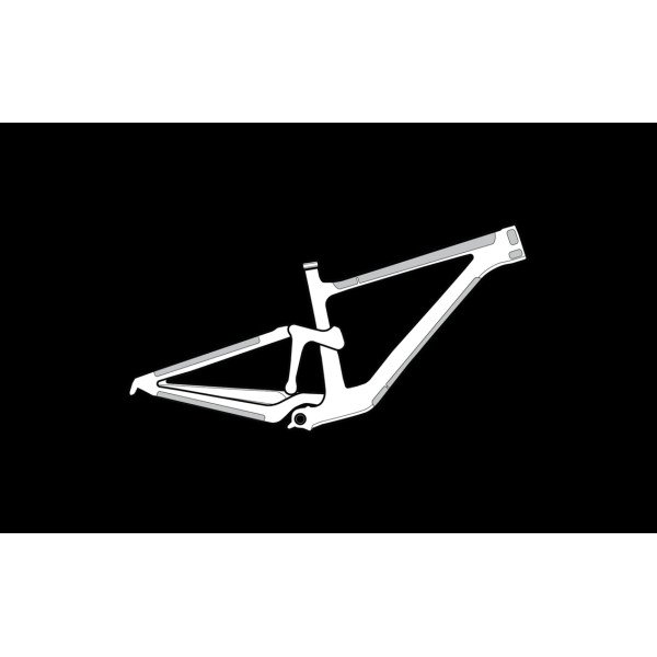Rėmo apsauga Lizard Skins Frame Wrap - Frame Kit
