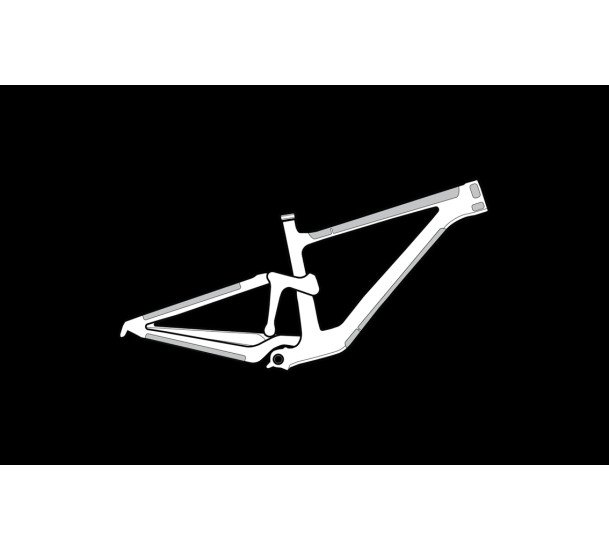 Rėmo apsauga Lizard Skins Frame Wrap - Frame Kit