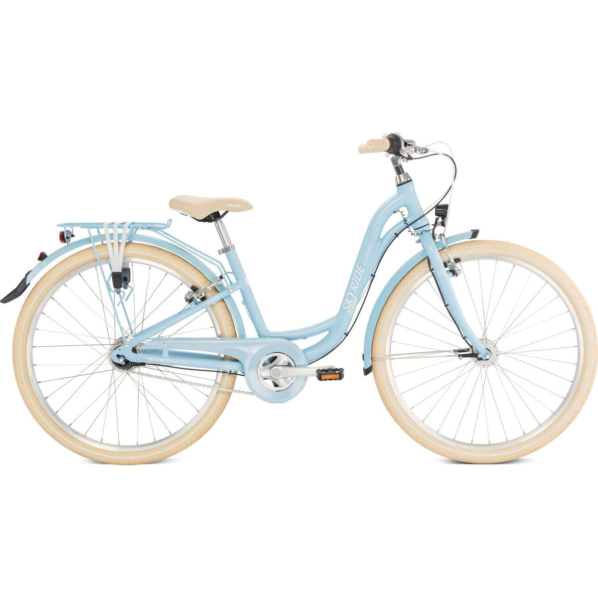PUKY Skyride 26-7 Classic Alu retro blue dviratis