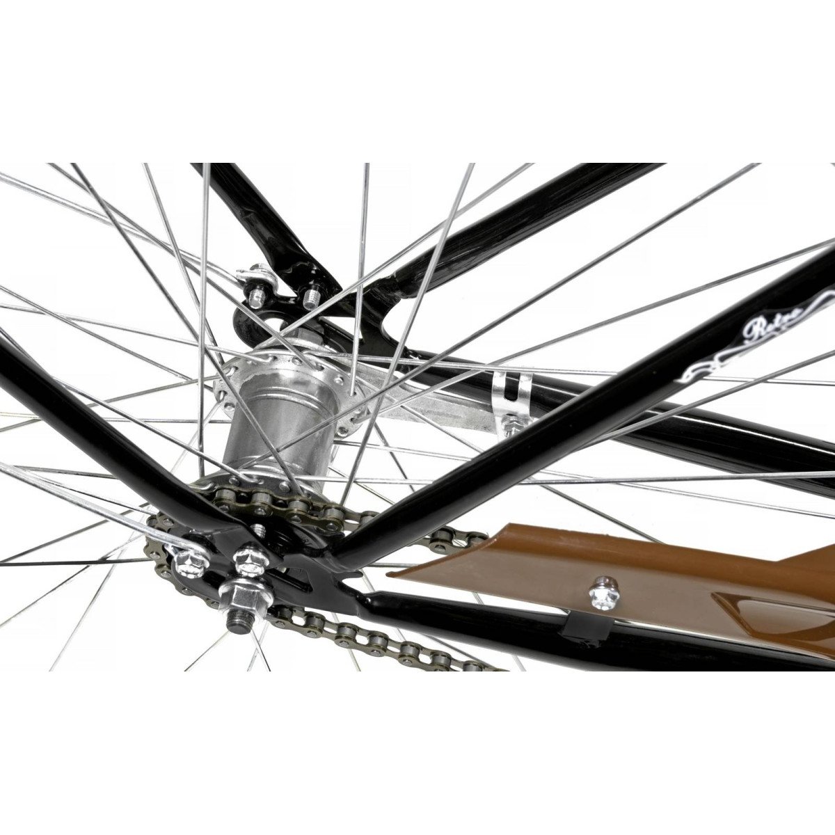 AZIMUT Retro 26" 2025 black dviratis