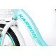 Karbon Kitty 16 turquoise-white dviratis