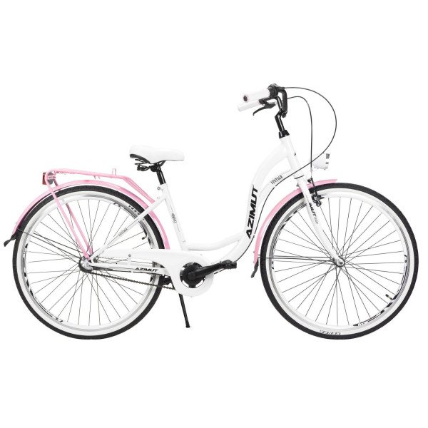 Azimut Vintage 28" 3-speed 2023 white-pink shiny