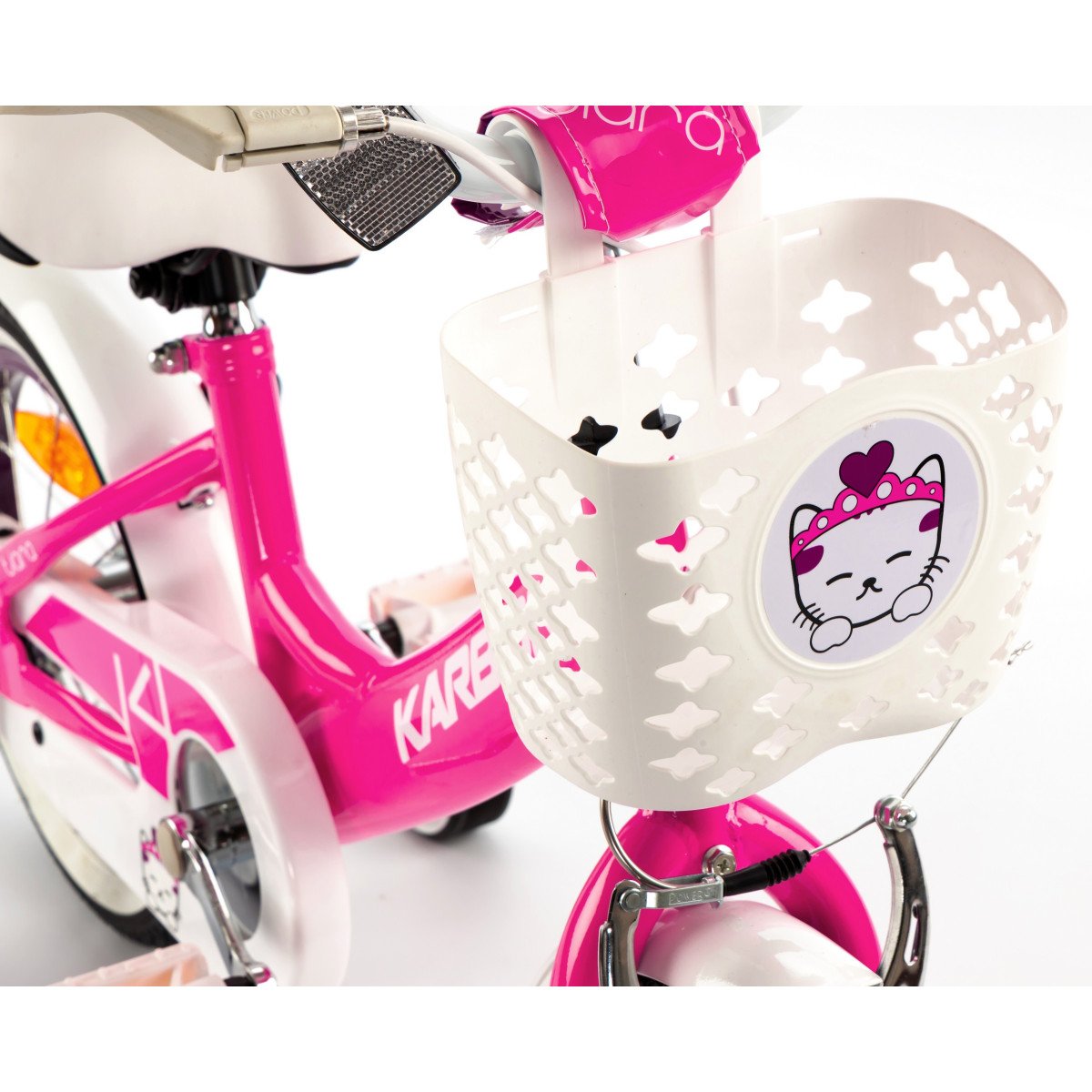 Karbon Tiara 14 pink dviratis