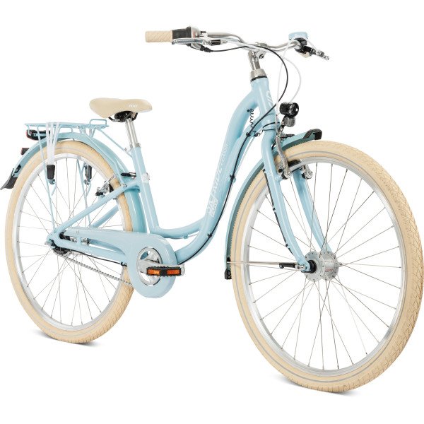 PUKY Skyride 26-7 Classic Alu retro blue dviratis