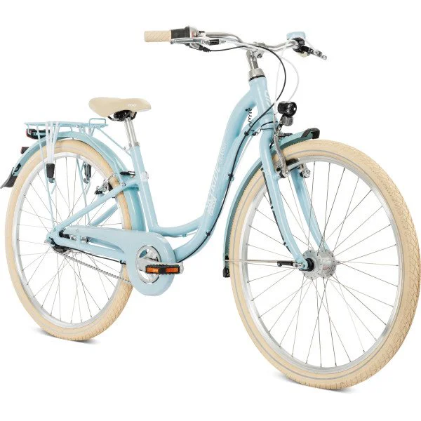 PUKY Skyride 26-7 Classic Alu retro blue dviratis
