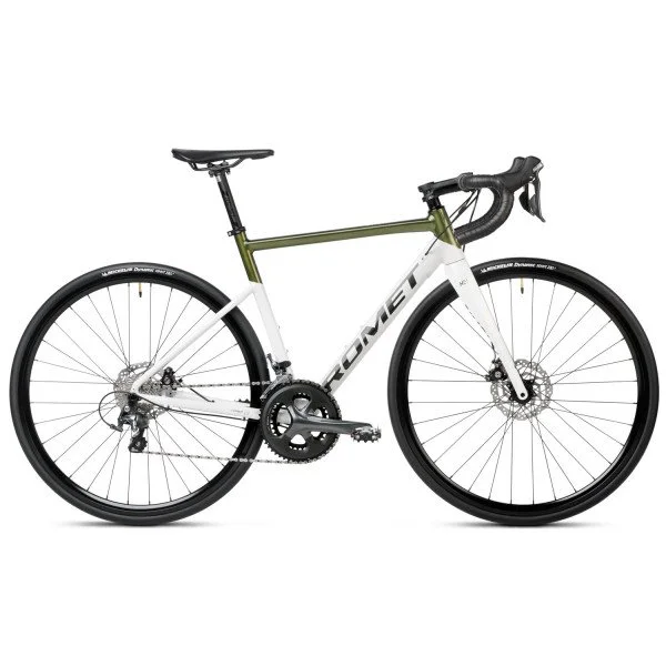 Romet Huragan 4 Disc 2025 green-white-graphite plento dviratis