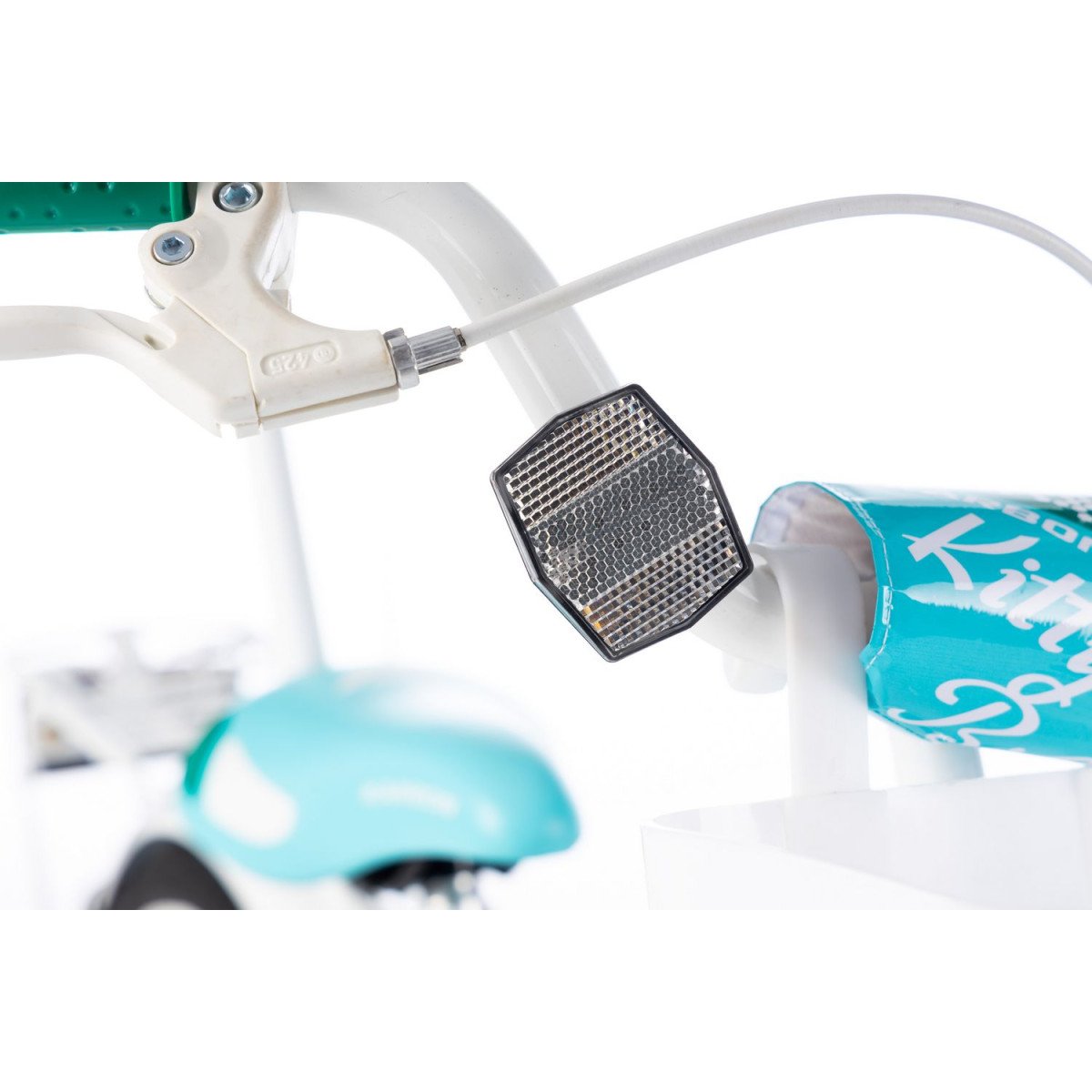 Karbon Kitty 16 turquoise-white dviratis