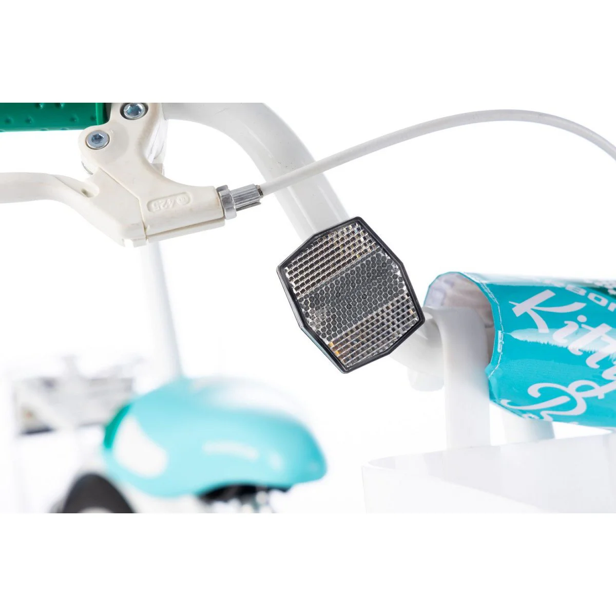 Karbon Kitty 16 turquoise-white dviratis