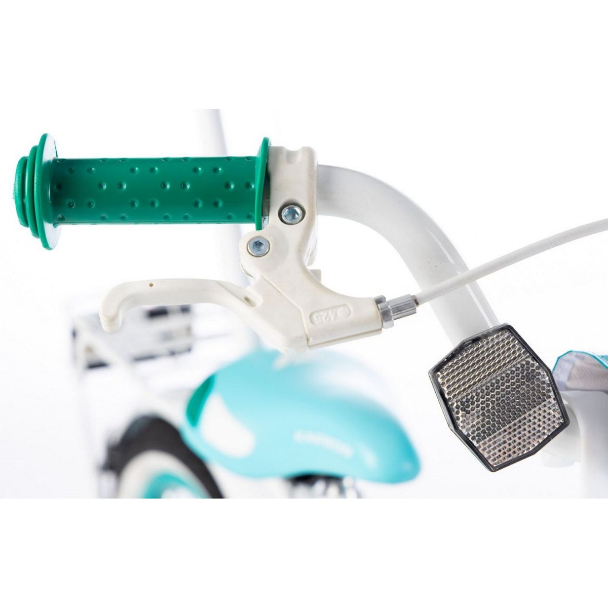 Karbon Kitty 16 turquoise-white dviratis