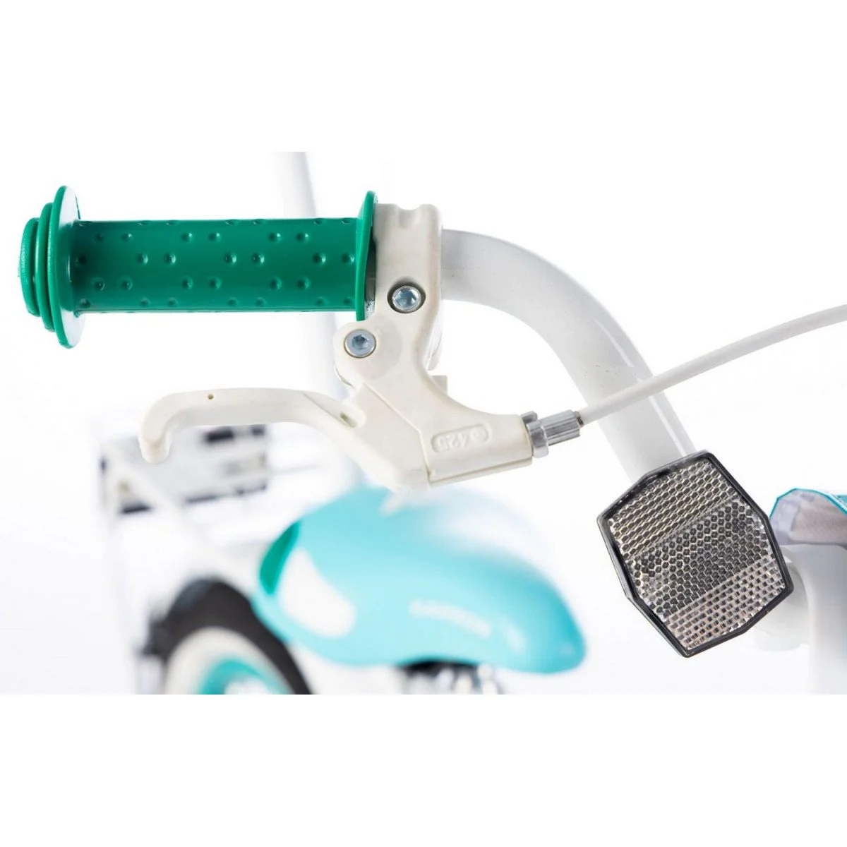 Karbon Kitty 16 turquoise-white dviratis