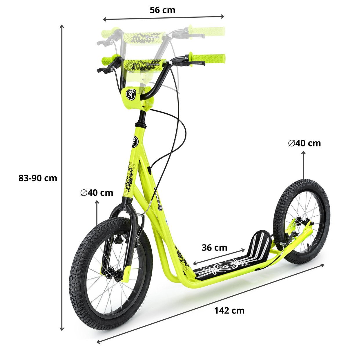 Paspirtukas HyperMotion Runkie 16
