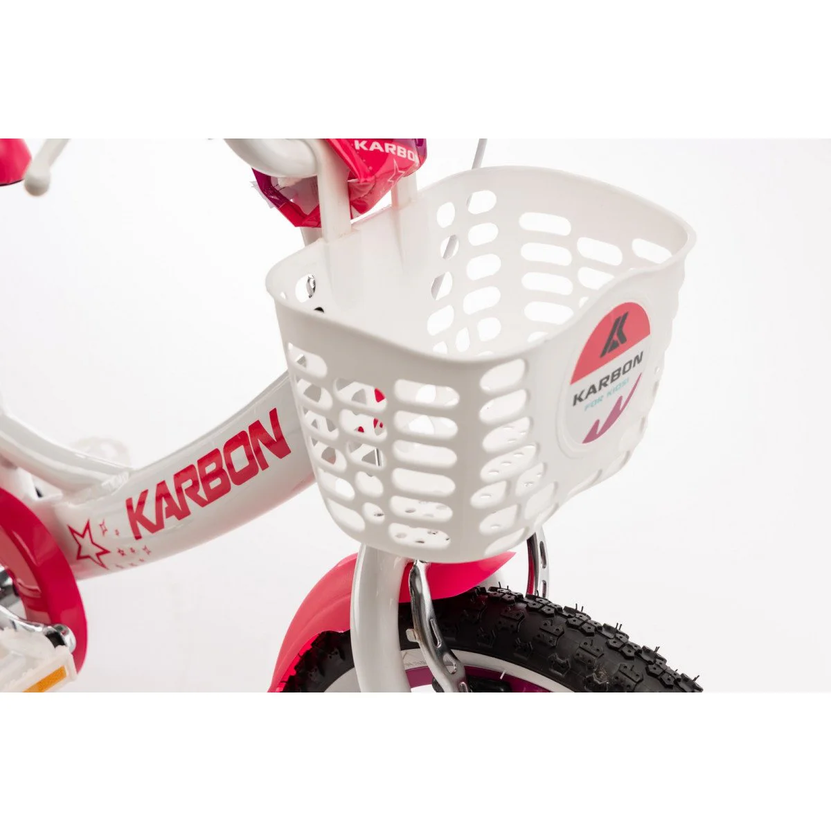 Karbon Star ALU 16 white dviratis