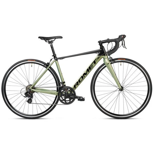 Romet Huragan 1 2025 black-olive plento dviratis