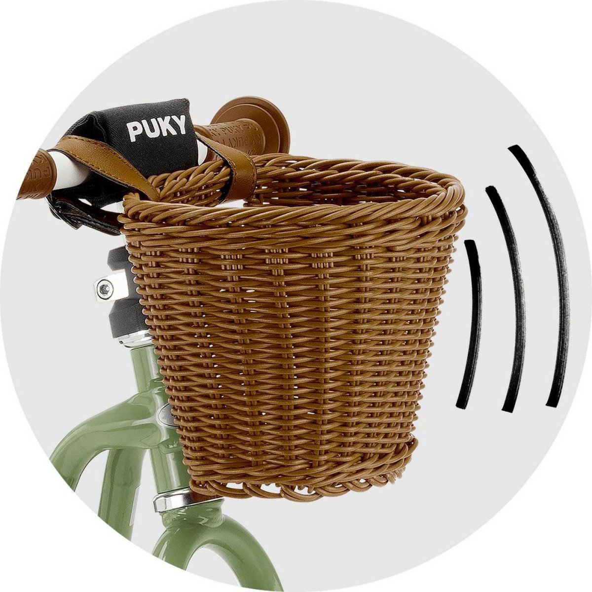 PUKY LR M Classic retro-green balansinis dviratukas