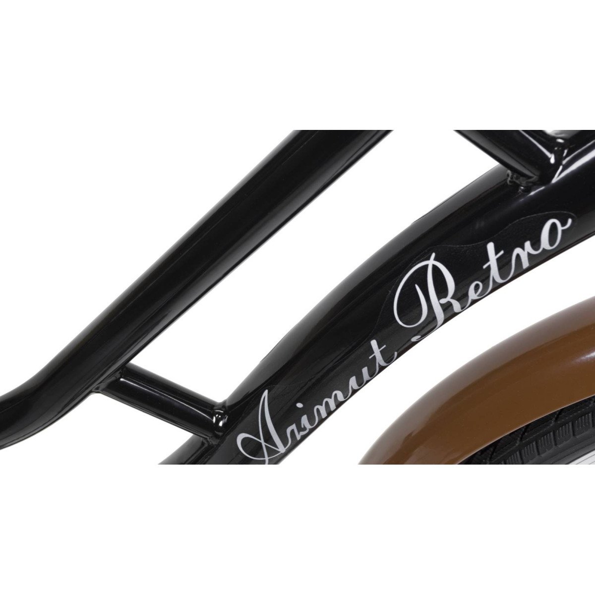 AZIMUT Retro 26" 2025 black dviratis