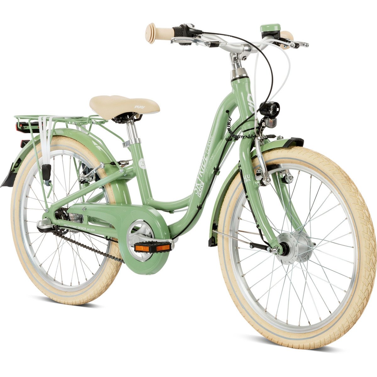 PUKY Skyride 20-3 Classic Alu retro green