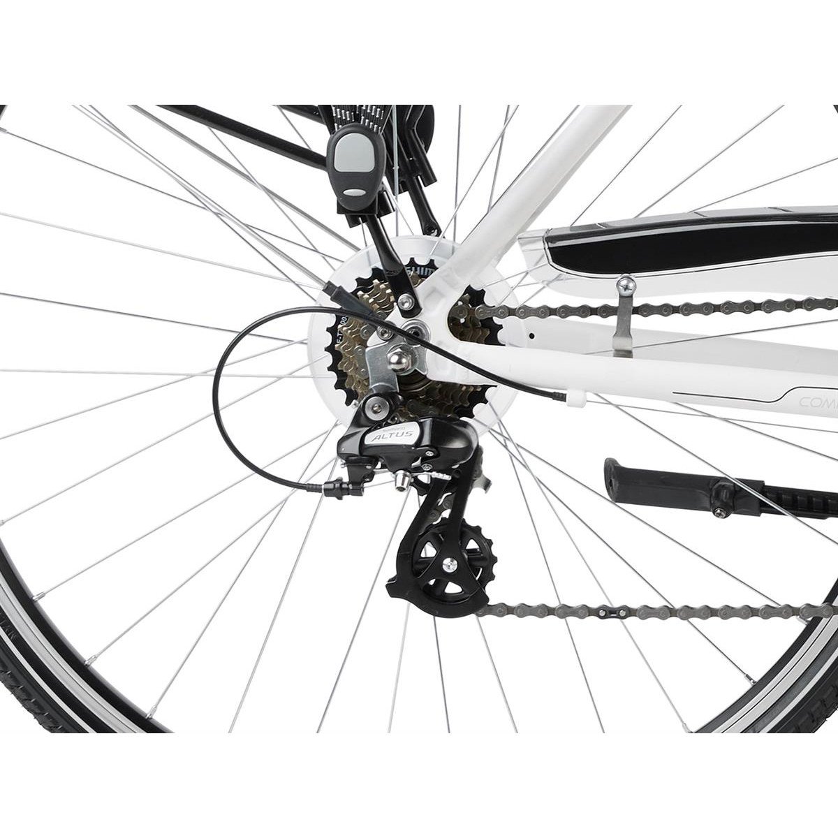 Romet Wagant 1 2025 white-grey dviratis