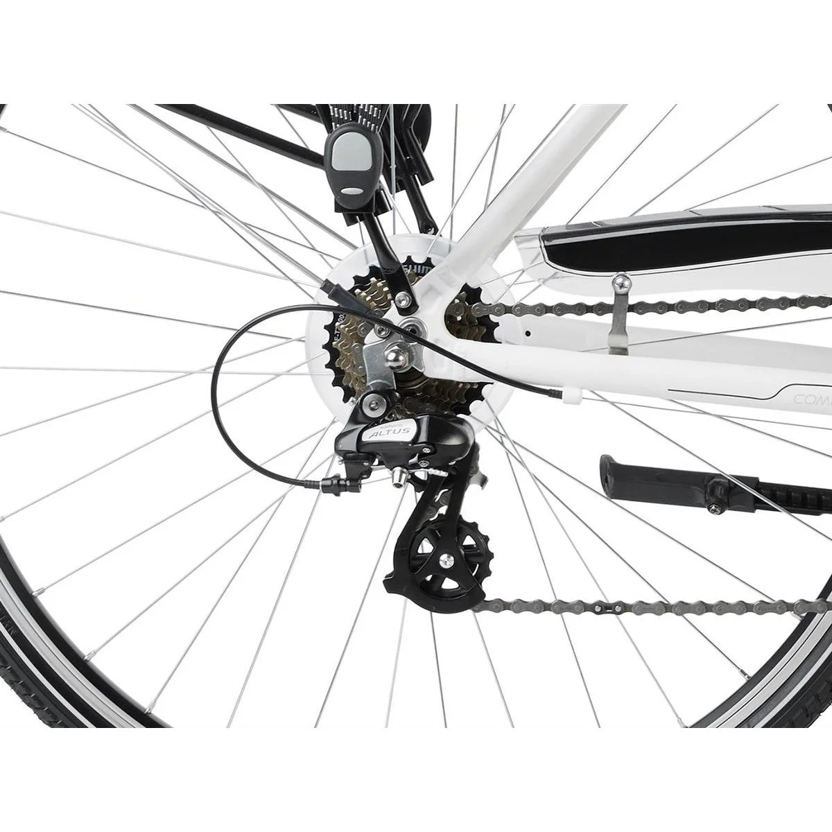 Romet Wagant 1 2025 white-grey dviratis