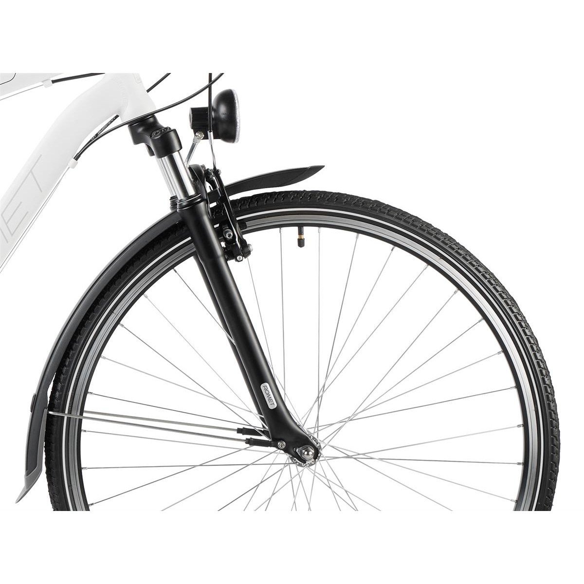 Romet Wagant 1 2025 white-grey dviratis