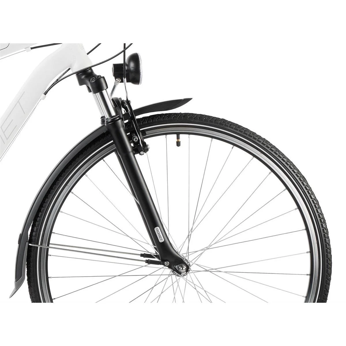 Romet Wagant 1 2025 white-grey dviratis