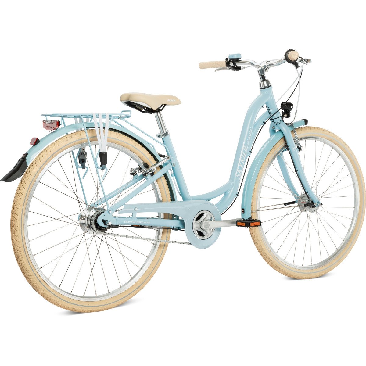 PUKY Skyride 26-7 Classic Alu retro blue dviratis