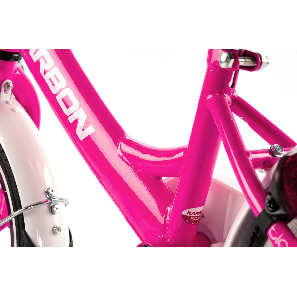 Karbon Tiara 14 pink dviratis