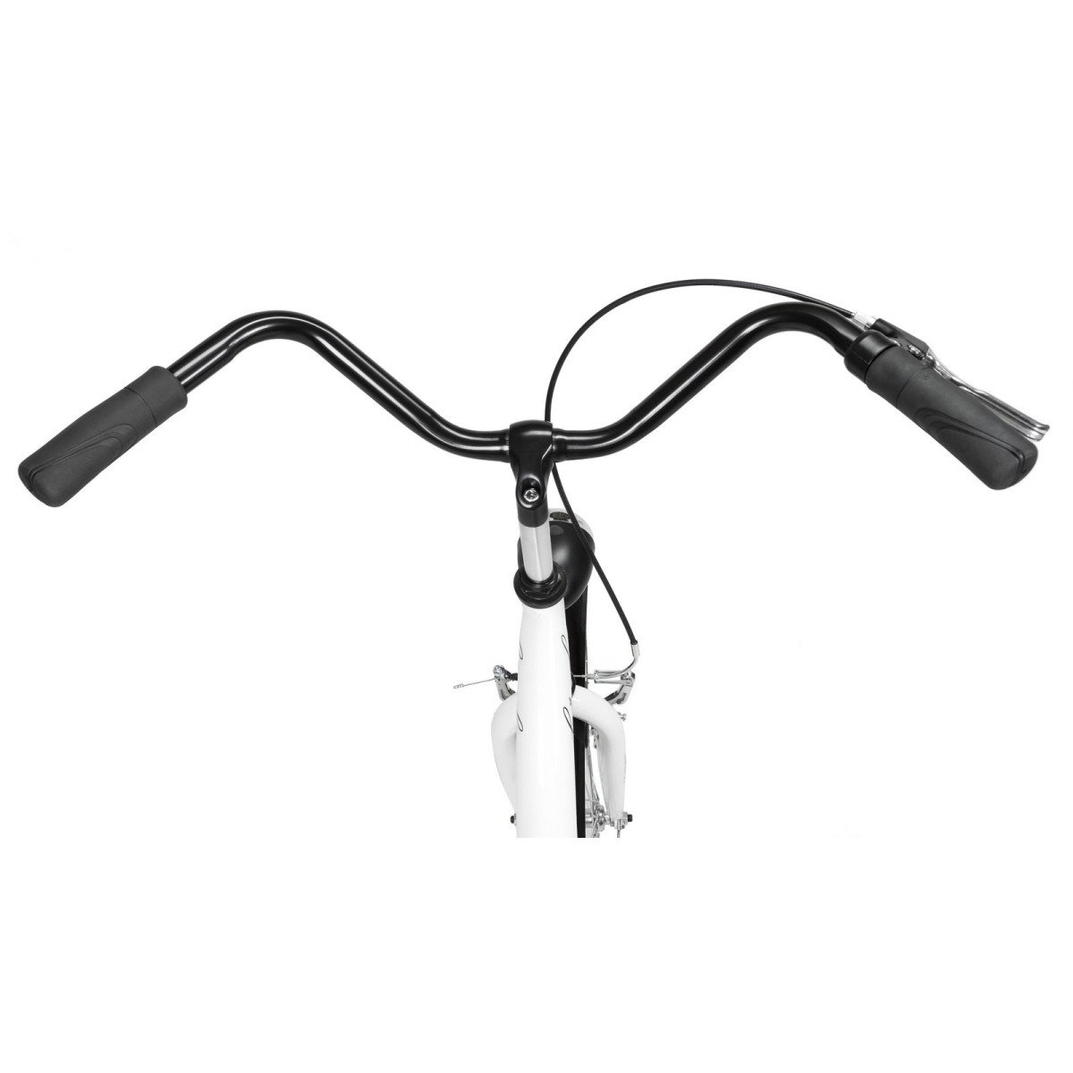 AZIMUT City Lux 26" 2023 white-black dviratis